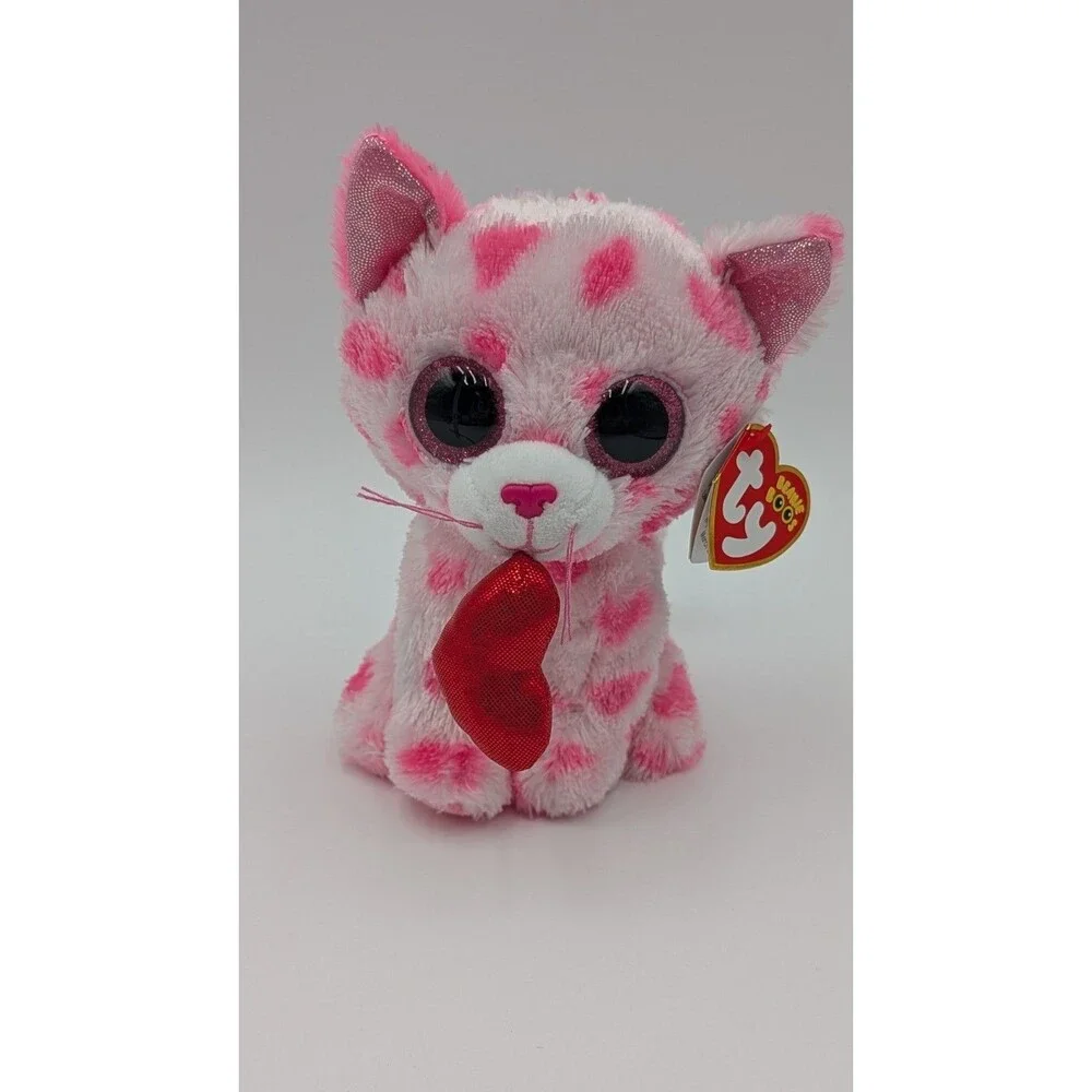 Ty Beanie Boos - SWEET the Valentines Day Cat 6